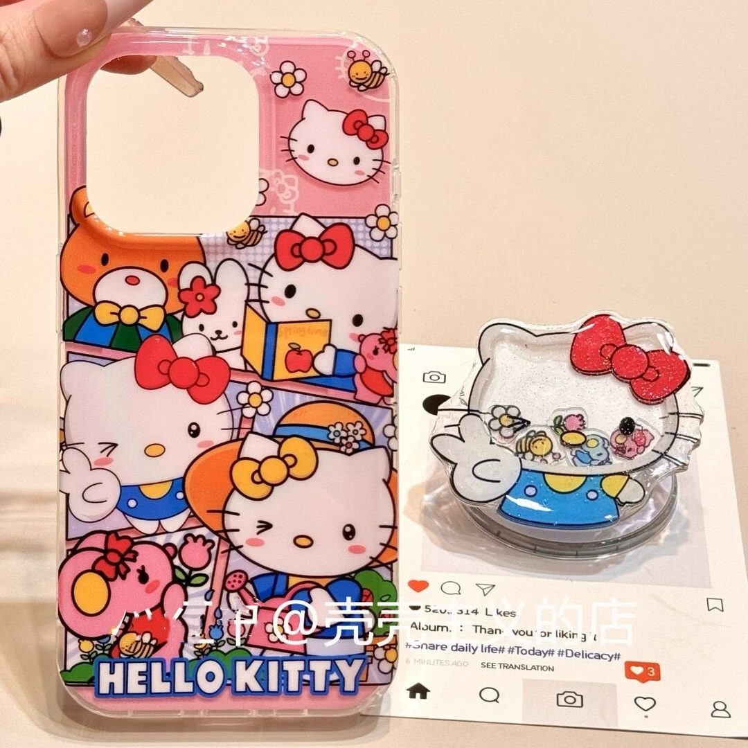 拼图KT猫适用苹果16/15手机壳iphone13pro12女14小米oppo华为vivo