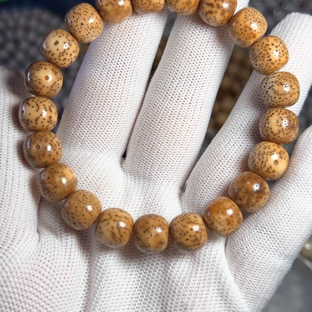星月菩提手串开***1星月菩提原生态