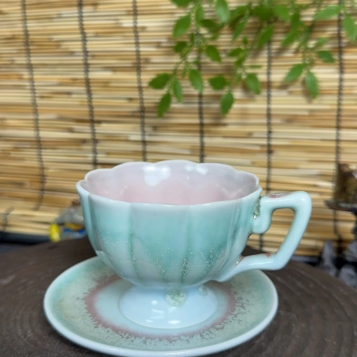 陶瓷景德镇高温颜色釉咖啡杯