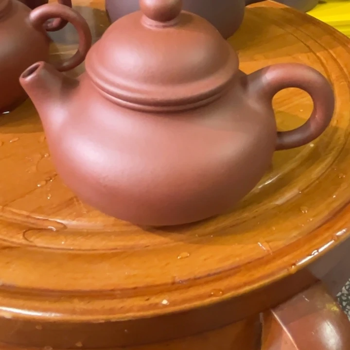 茶壶紫砂底槽青容天180cc