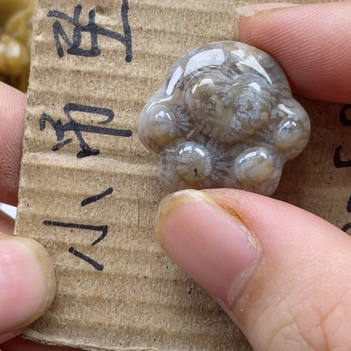 颈饰未镶嵌硅化珊瑚（珊瑚玉）另**蓝