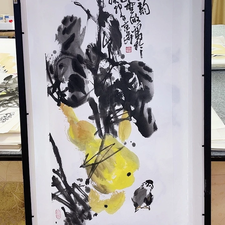 国画张圣敏先生纯手绘作品