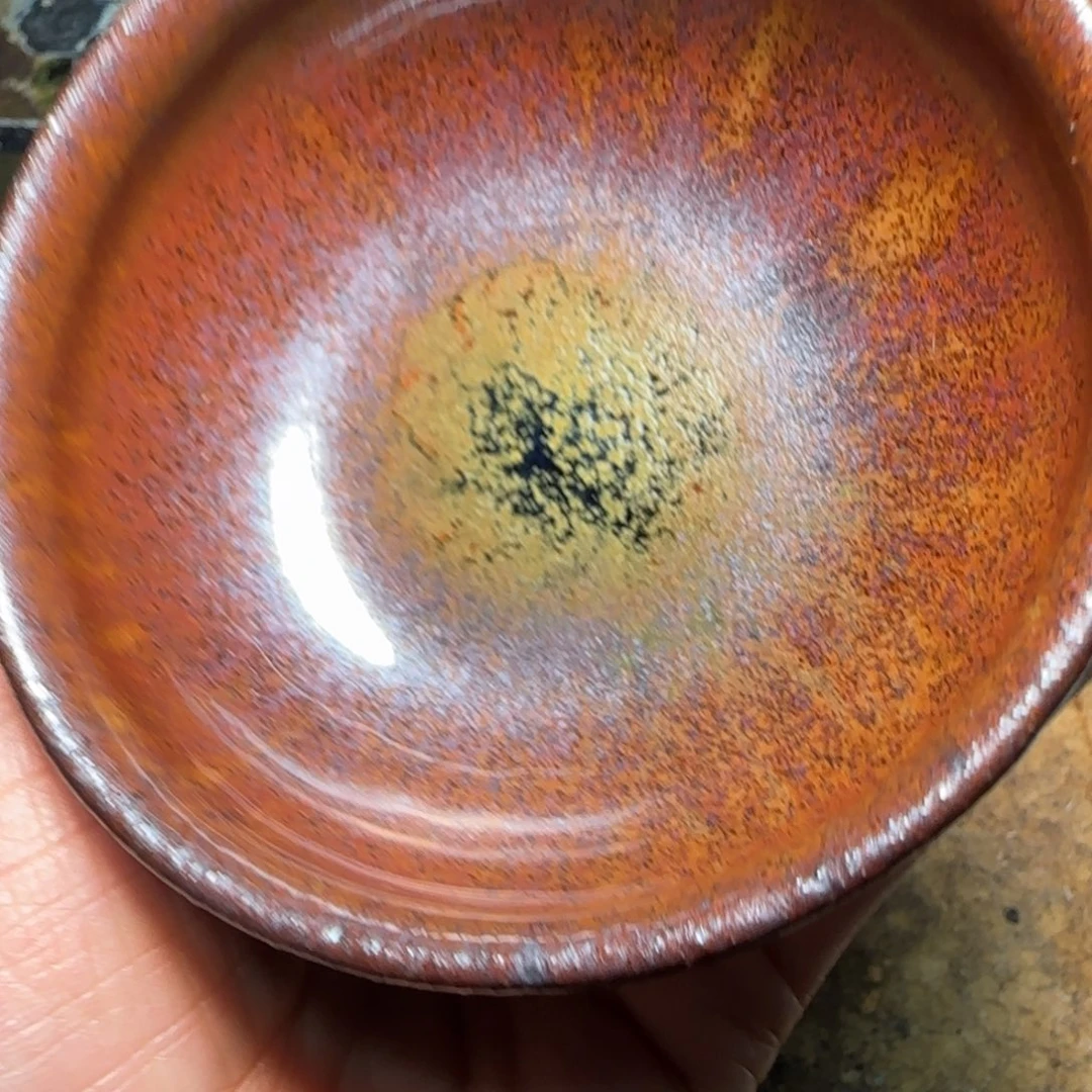 柴烧建盏茶盏茶杯905