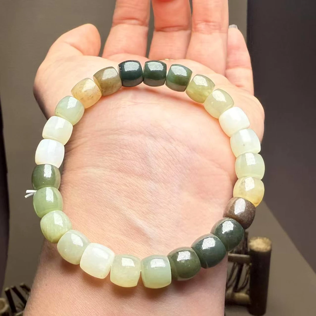 F457海川拍卖和田玉手串