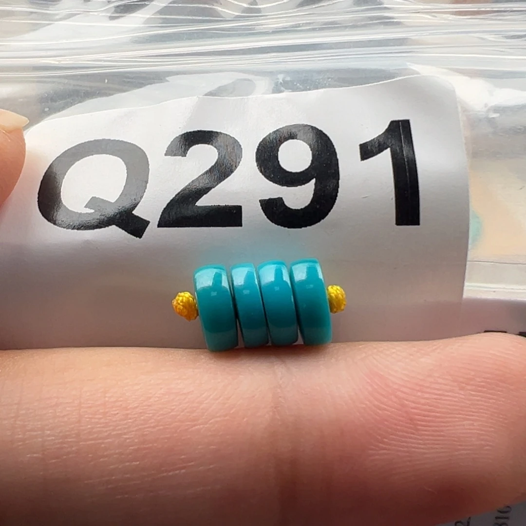 绿松石未镶嵌珠宝奇石卡6.7玉化料直切