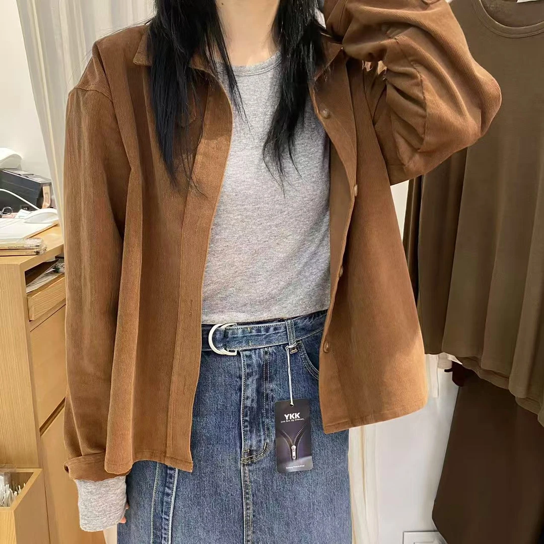 【A2在韩国】东大门女士百搭圆领打底T恤《NO退NO换》