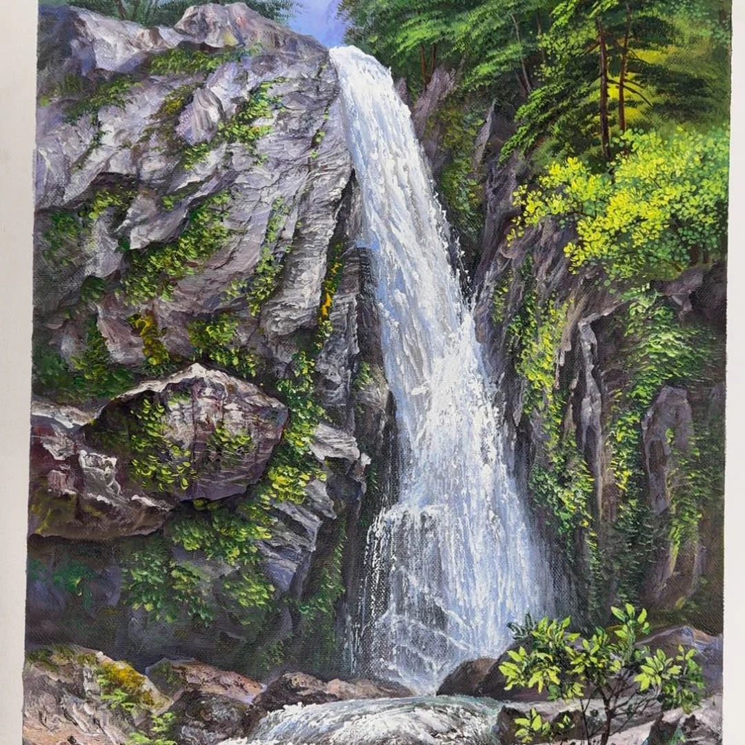 油画加油加油努力加油加油