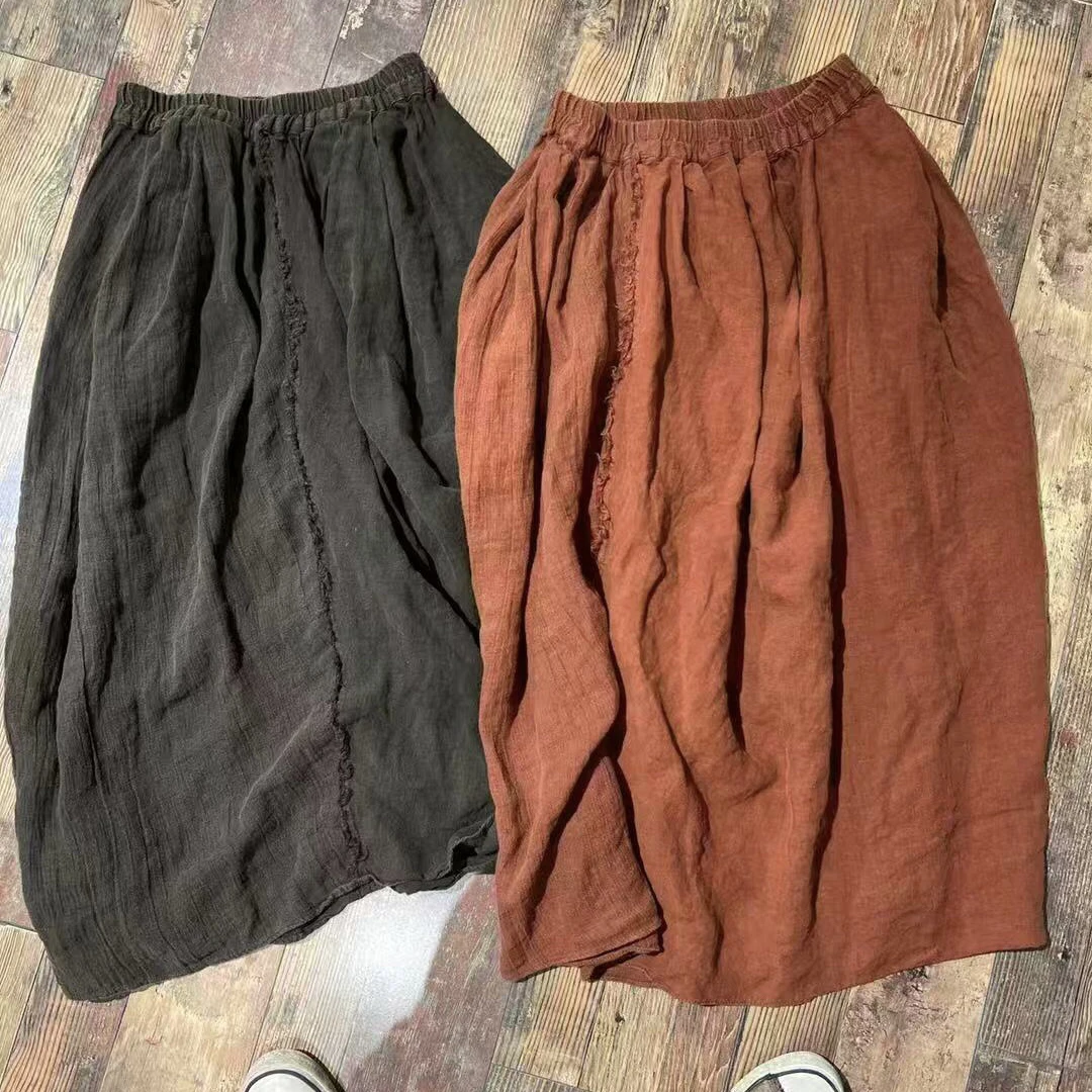 冬冬分享《衣路走来》750亚麻裙子