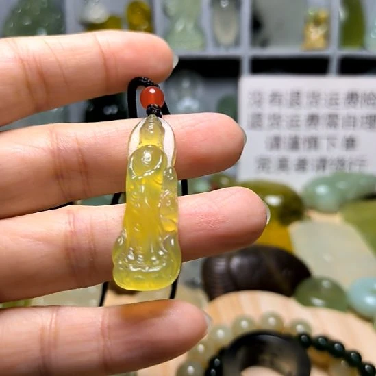 紫***來岫玉未镶嵌吊坠(不含链)