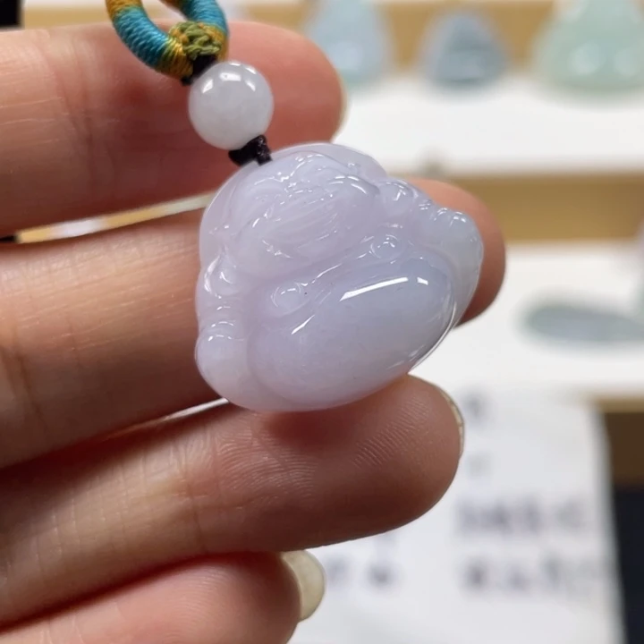 翡翠未镶嵌颈饰天然翡翠佛公36