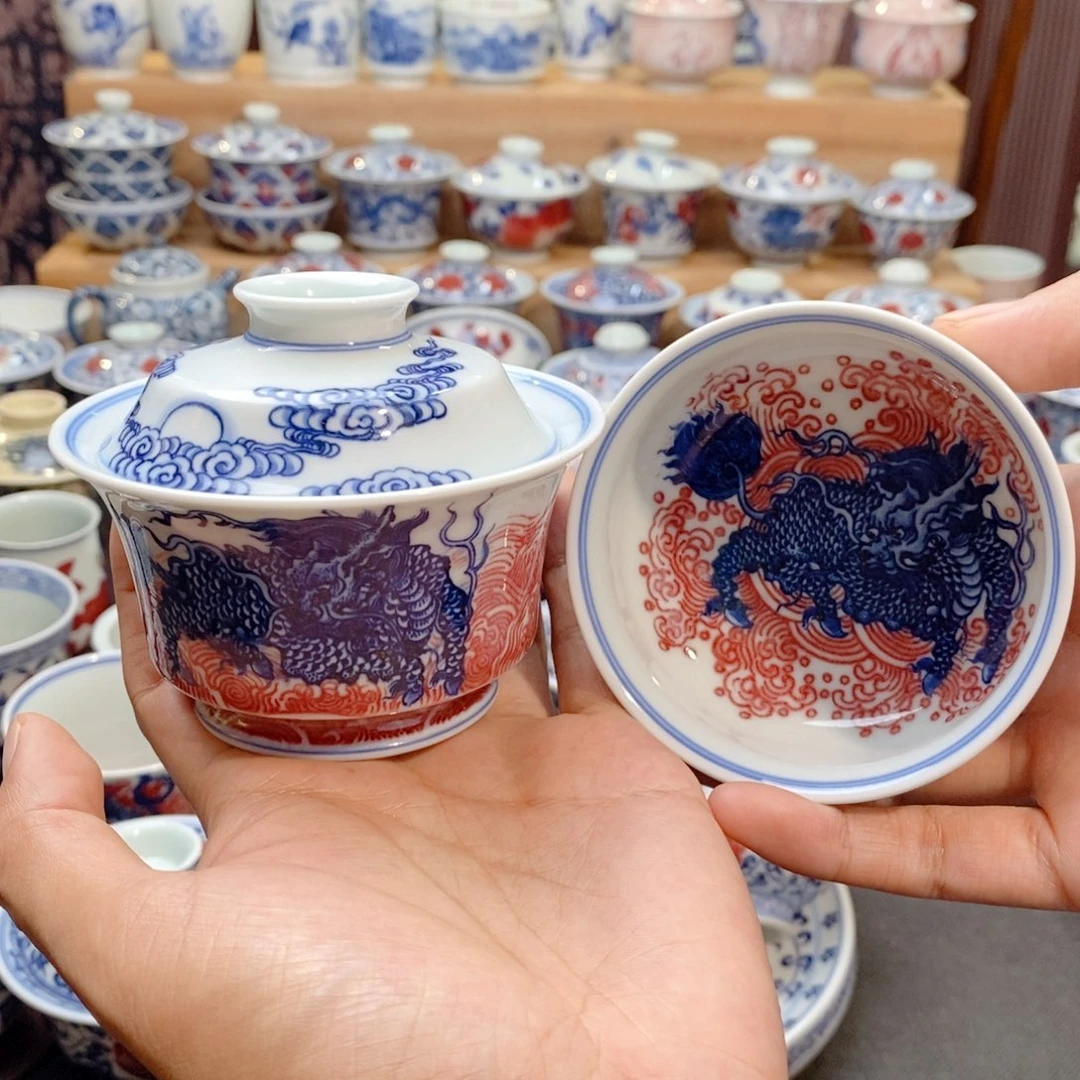 麒麟两件套手绘原矿