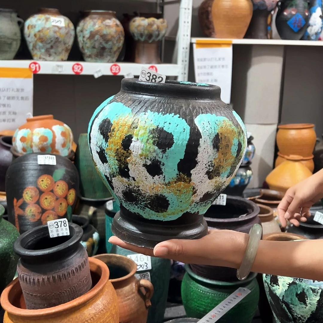 瑕疵彩绘灯笼款有孔382