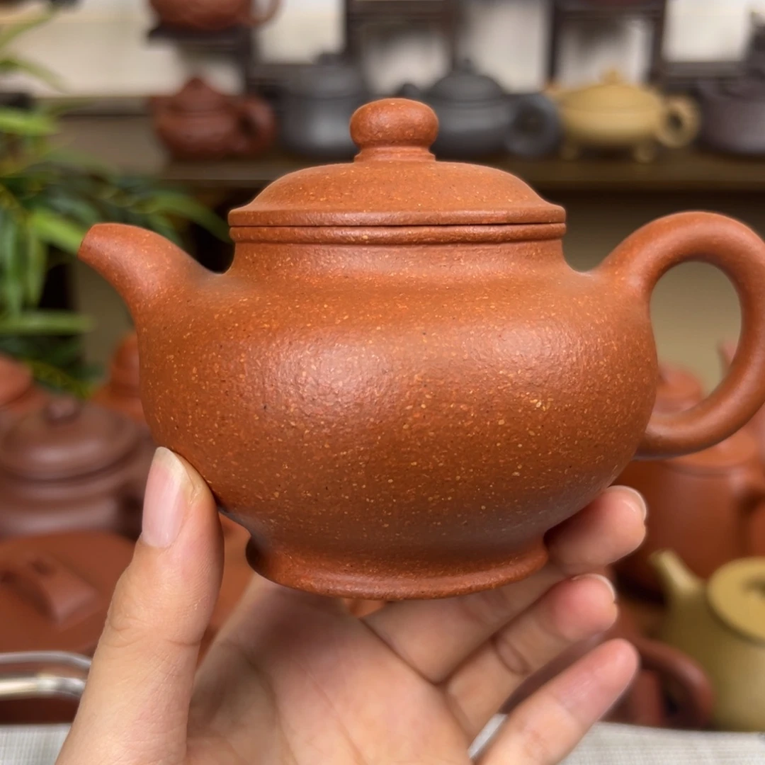 茶壶紫砂紫砂壶多只壶黄降坡225cc全