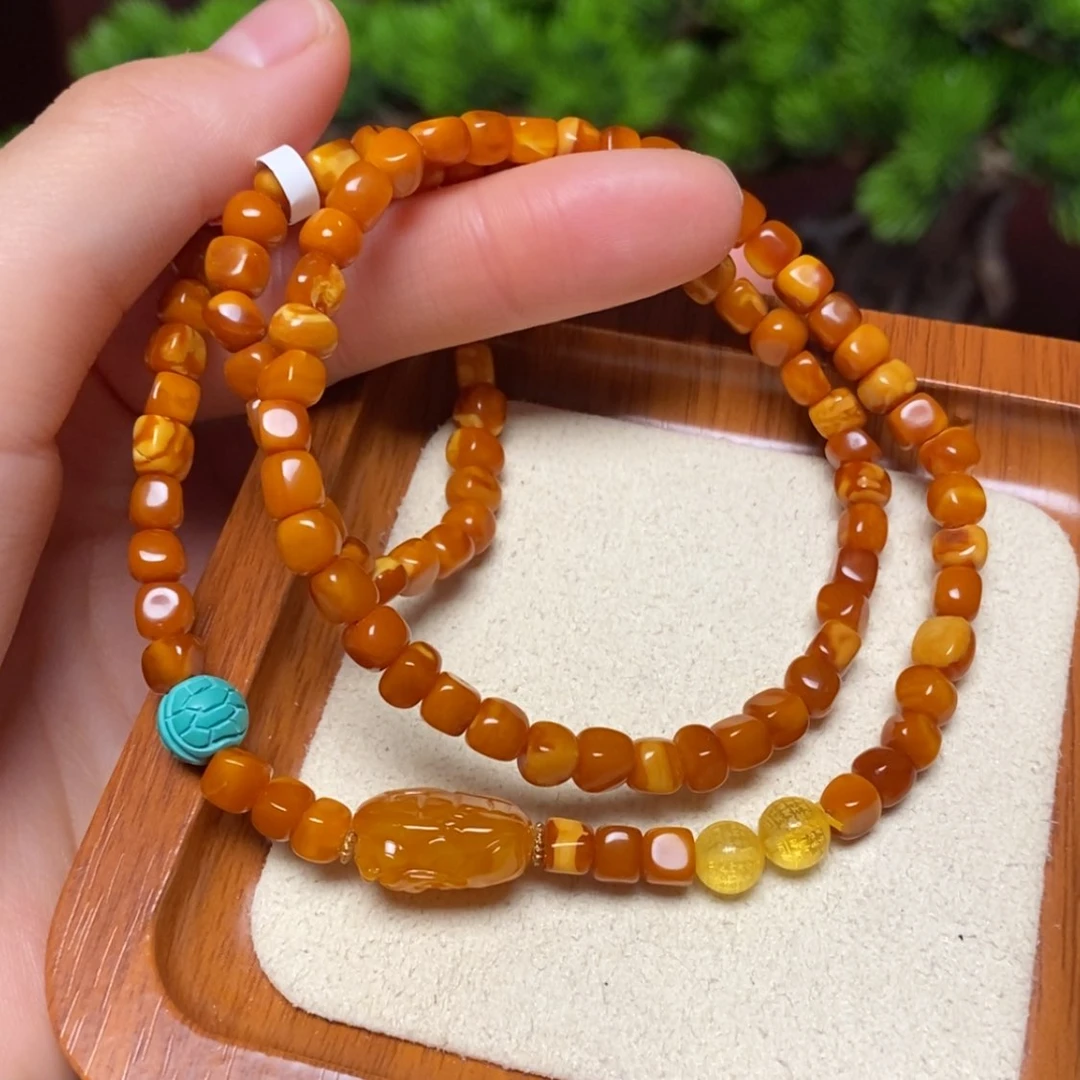 【闪购商品】未镶嵌蜜蜡手链手串