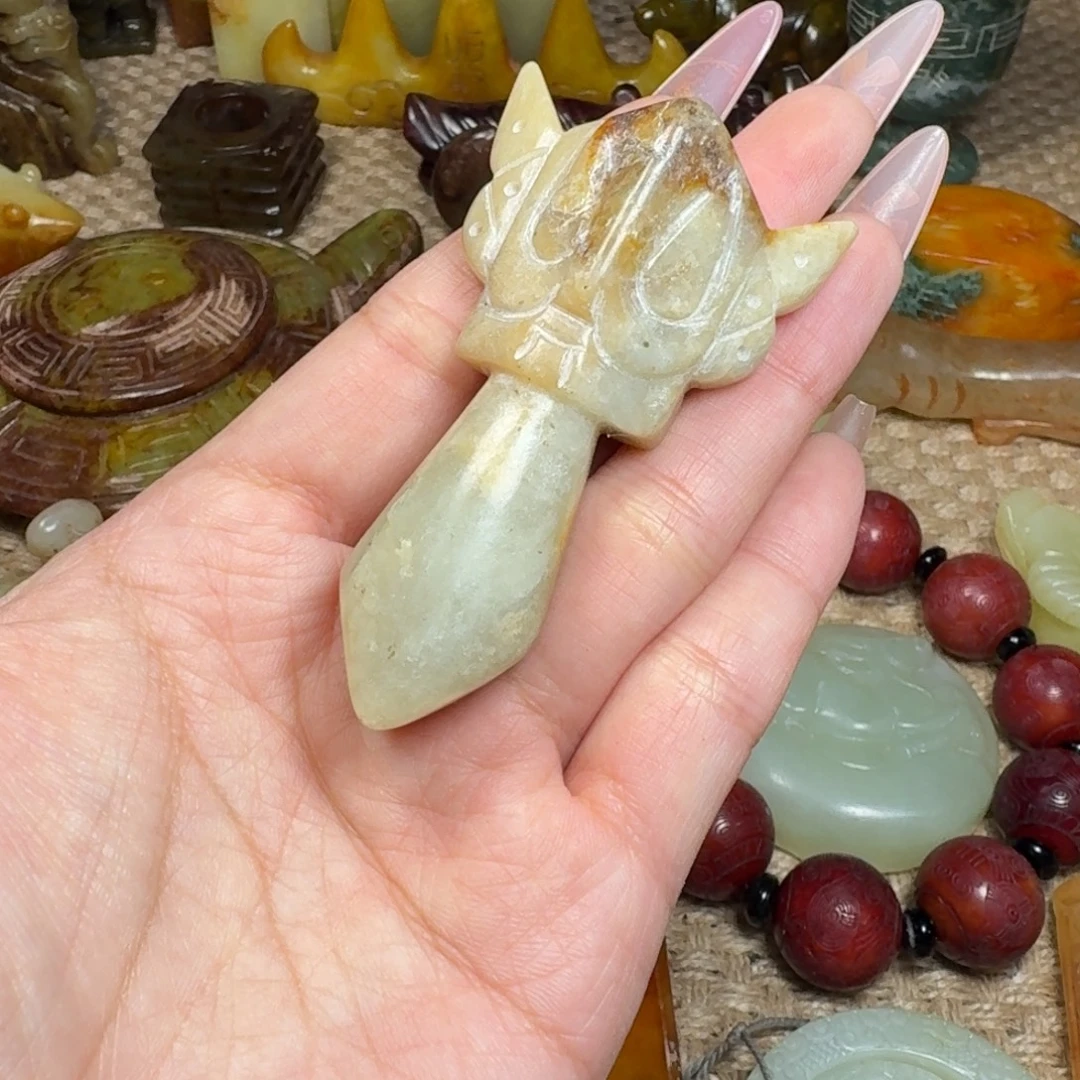 吊坠白玉菩提挂件