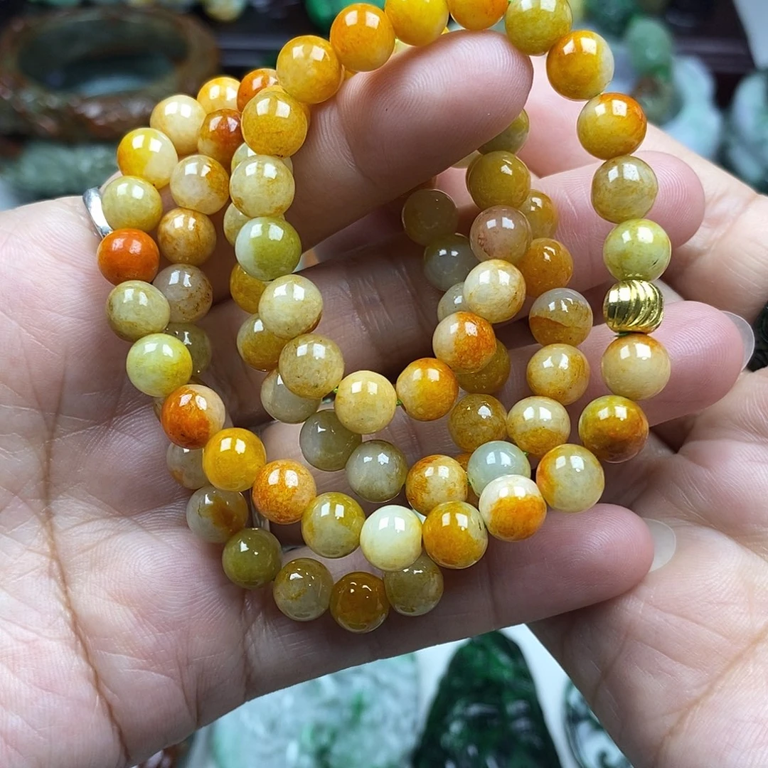 颈饰未镶嵌翡翠长项链