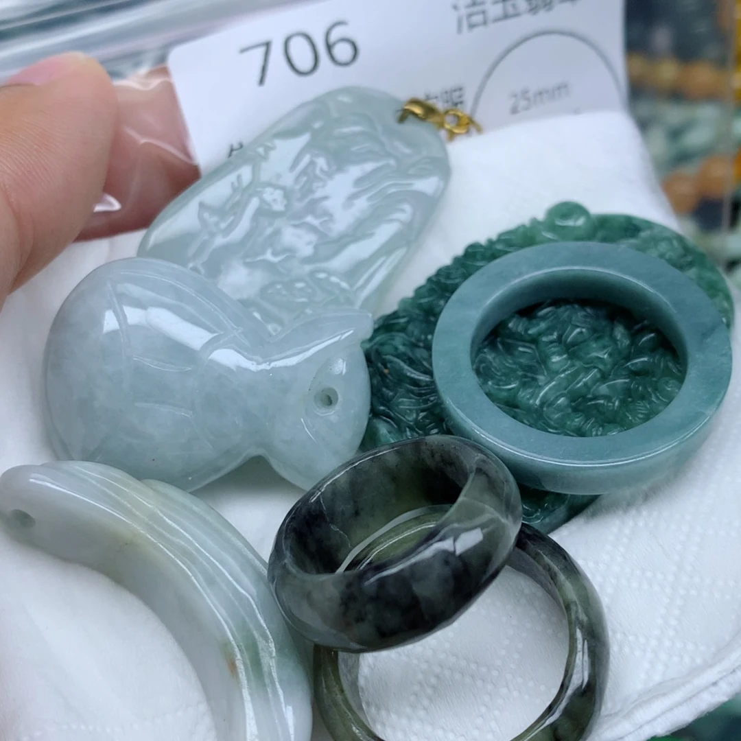 项链未镶嵌翡翠翡翠