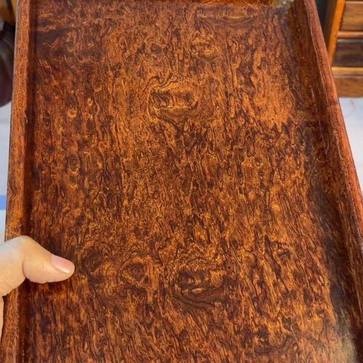 木缅甸花梨独板托盘