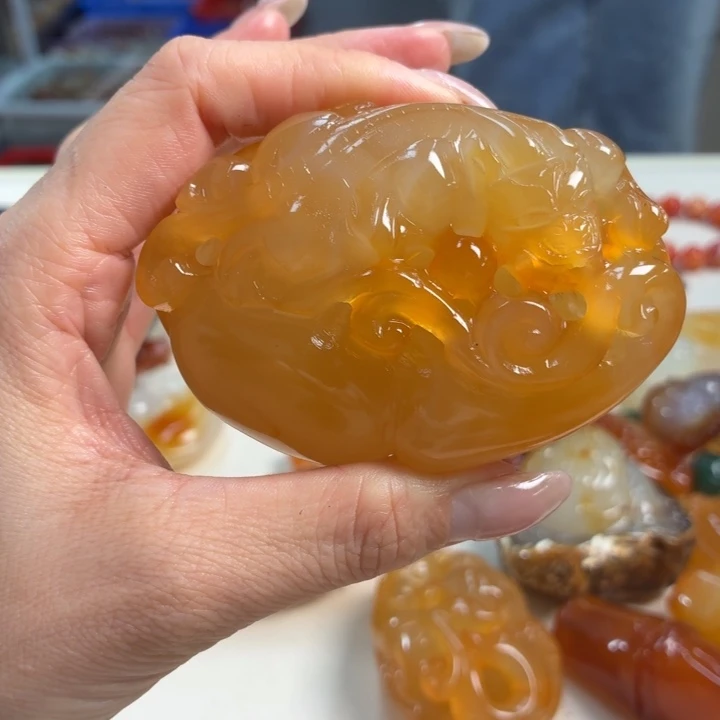 玛瑙/玉髓吊坠(不含链)未镶嵌