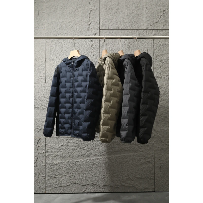 （运补) 压胶分仓锁绒 90鸭绒男女轻薄款羽绒服3613
