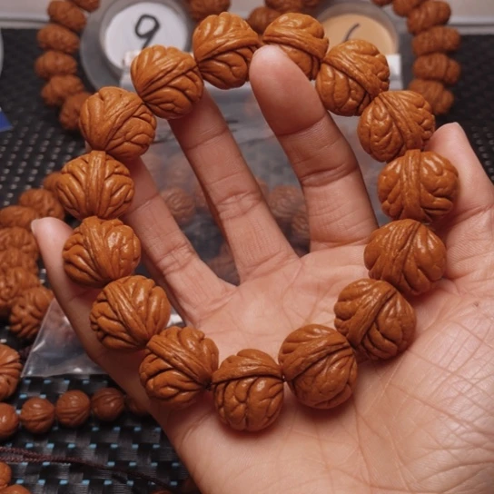 桃核手串龙纹桃核