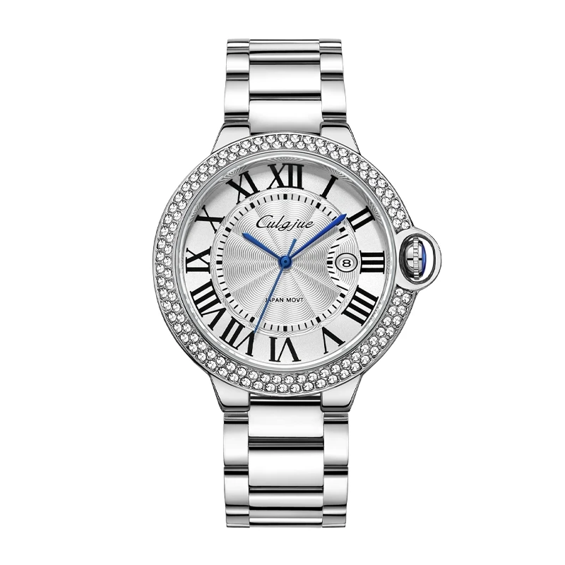 【专柜直发】全新/蓝气球满钻系列/高端防水全自动男士腕表-16