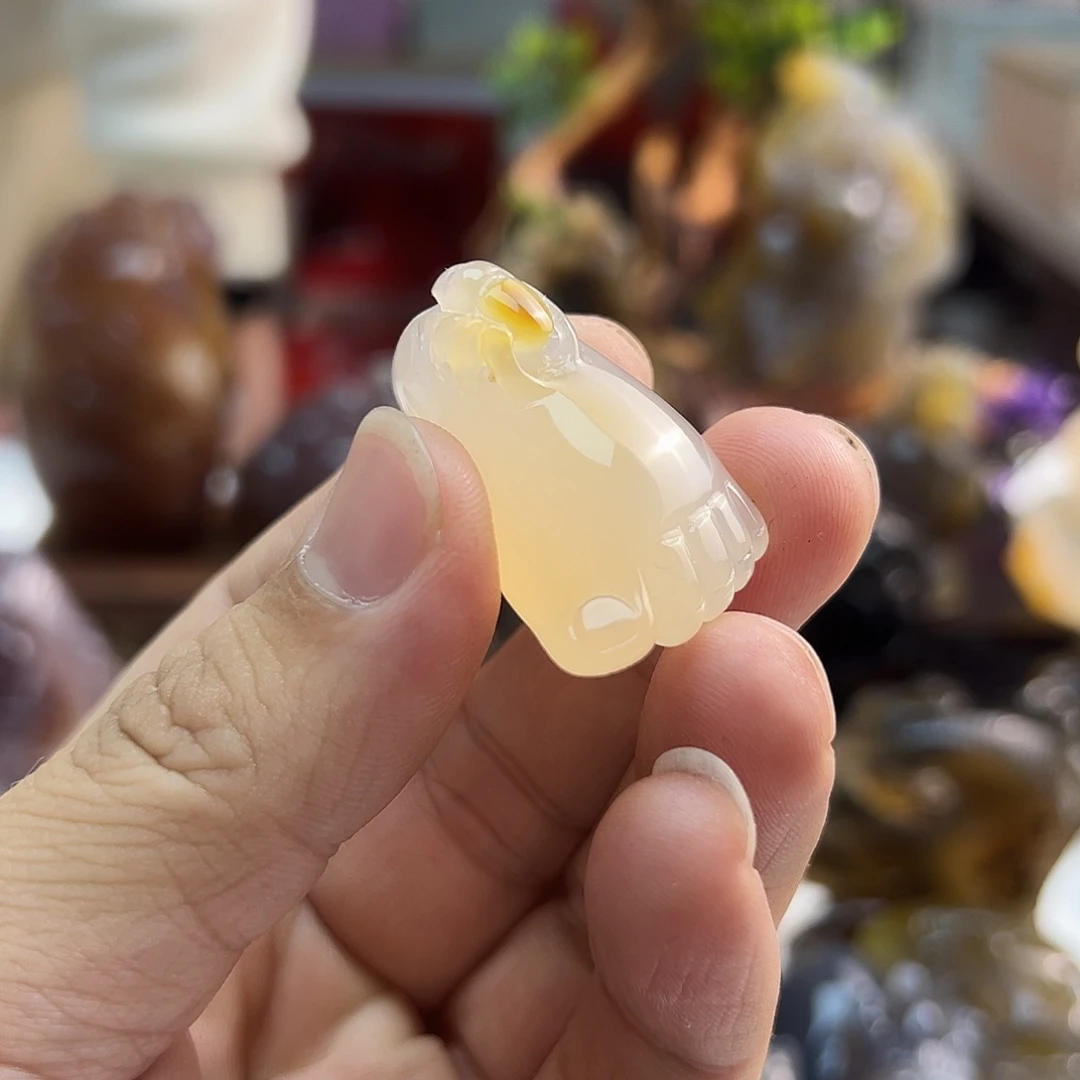 玛瑙/玉髓未镶嵌吊坠(不含链)