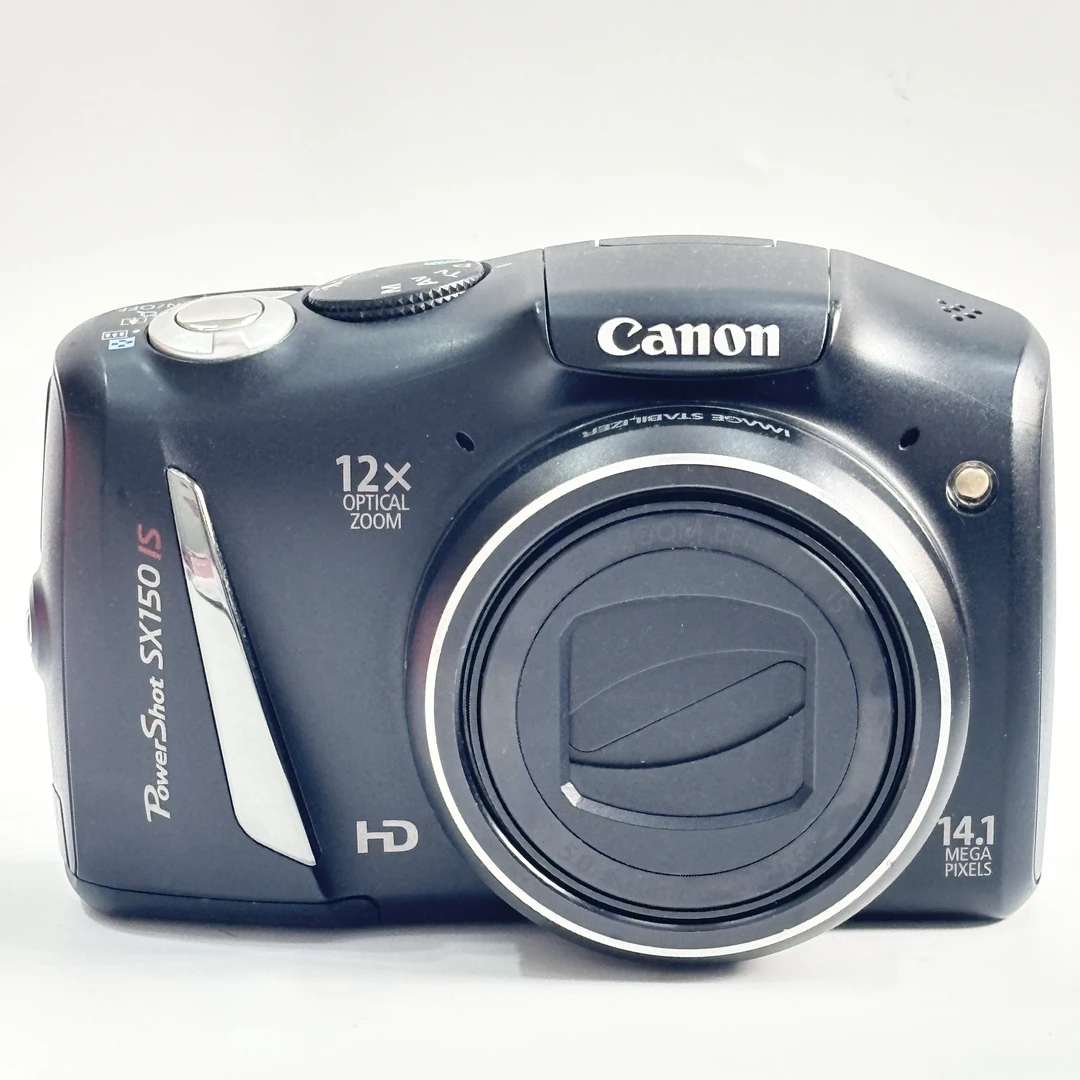 95新 Canon/佳能 sx150黑色1410w像素12倍光学变焦复古ccd相机