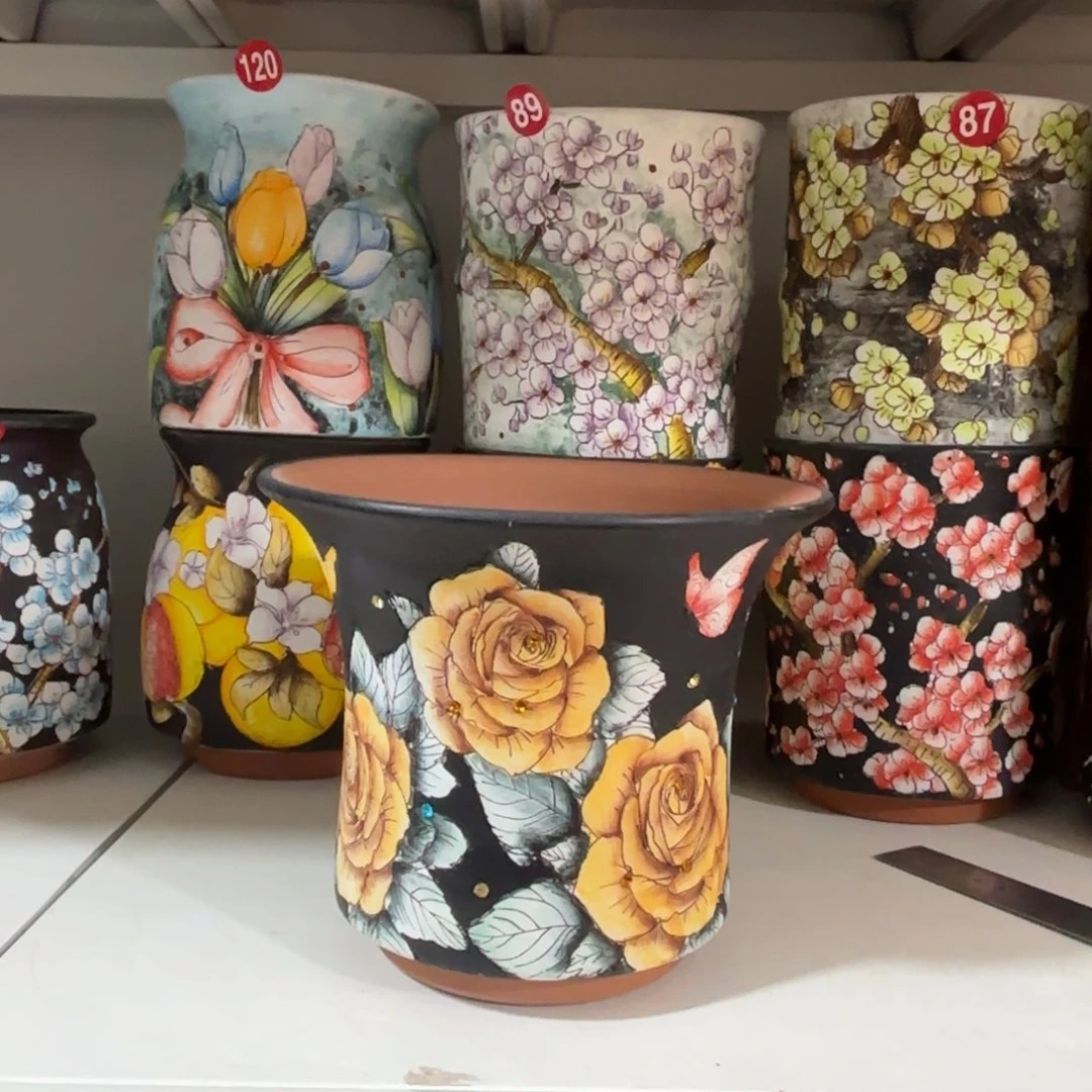 景德镇手绘花盆陶瓷16/14