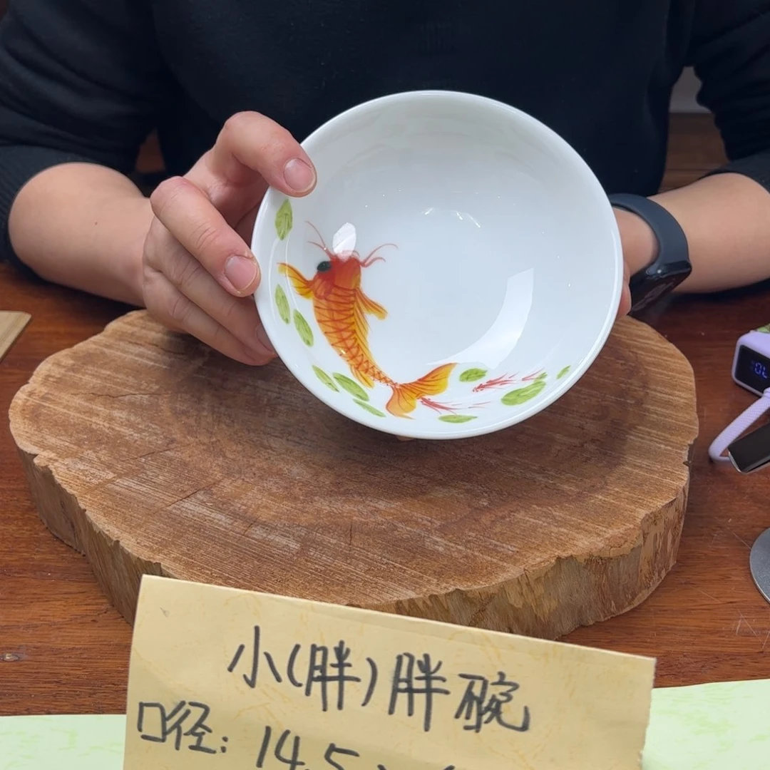 瓷片景德镇陶瓷手工手绘制作