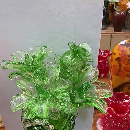 琉璃花高45厘米宽9厘米