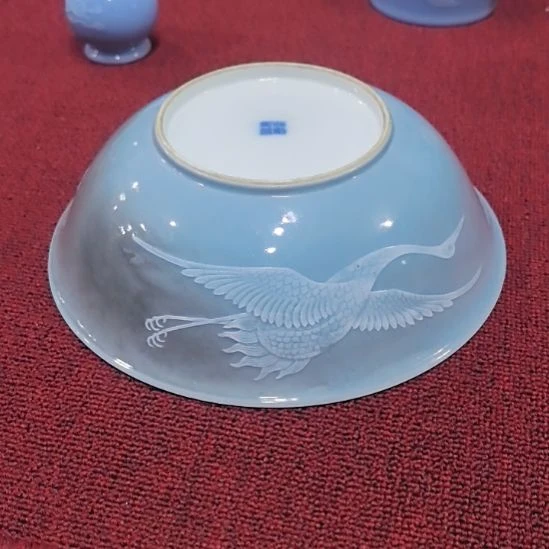 碟用****5景德镇陶瓷 尺寸 25.5cm吸烟了