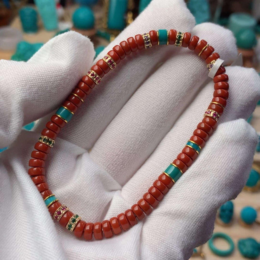 南红玛瑙手串未镶嵌