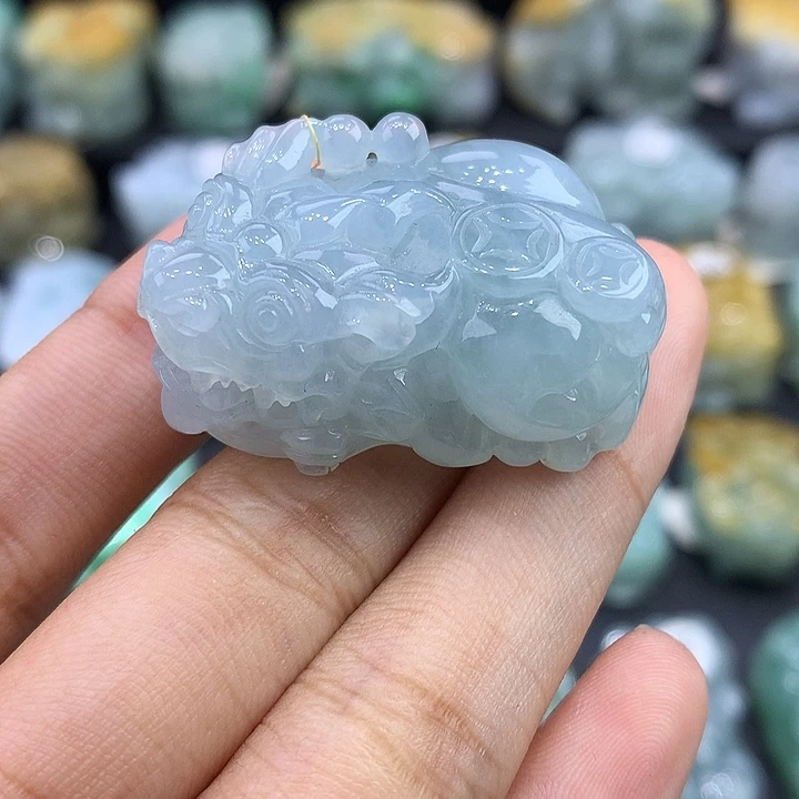 翡翠未镶嵌颈饰天然缅甸翡翠