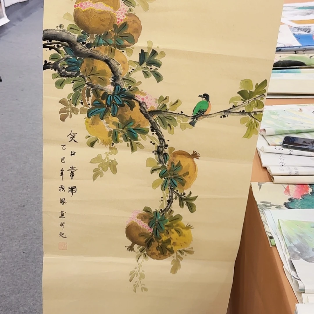国画事事如意哦打