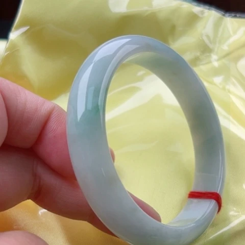 翡翠手镯未镶嵌正59.8无纹裂48小时鉴赏期