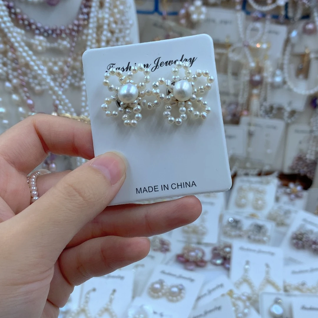 颈饰合金淡水珍珠