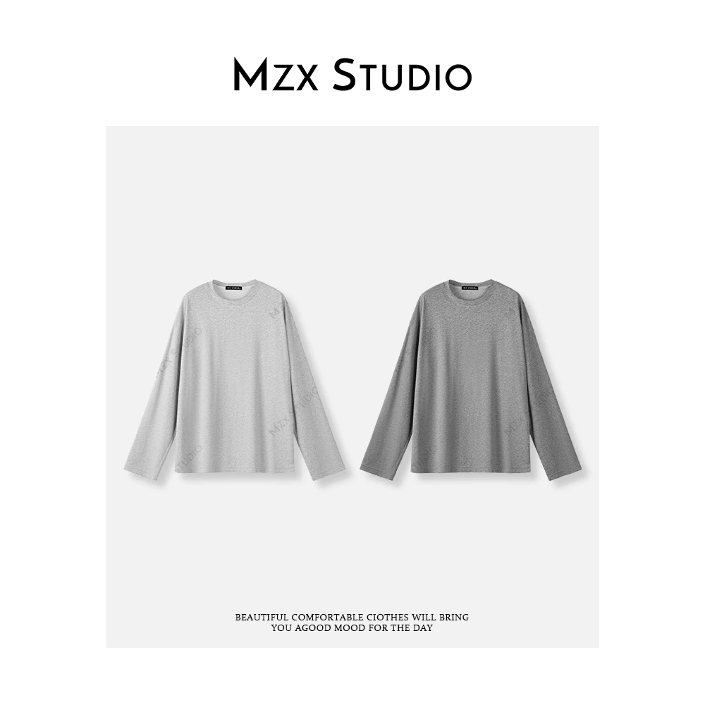 MZX 秋季常规款简约长袖T恤 SY9337-C