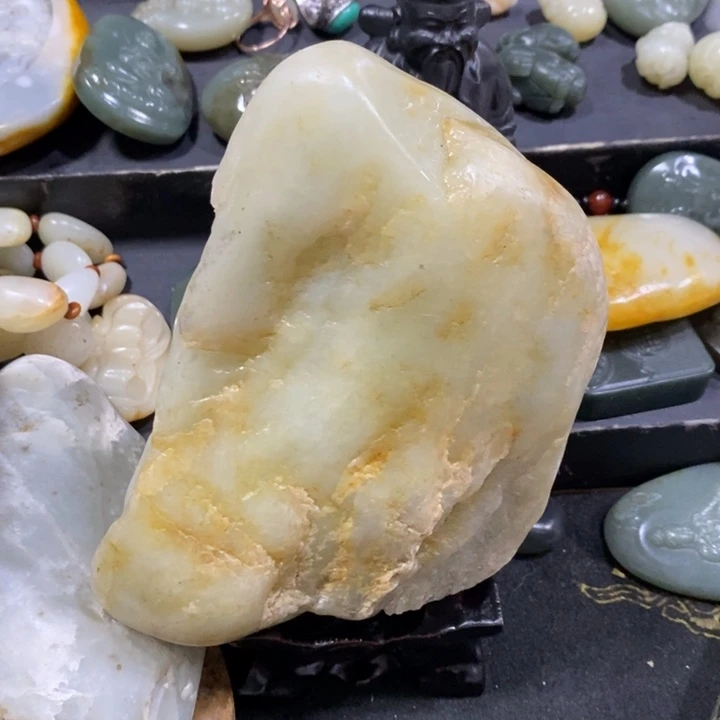 福***祉未镶嵌和田玉（糖玉）挂件