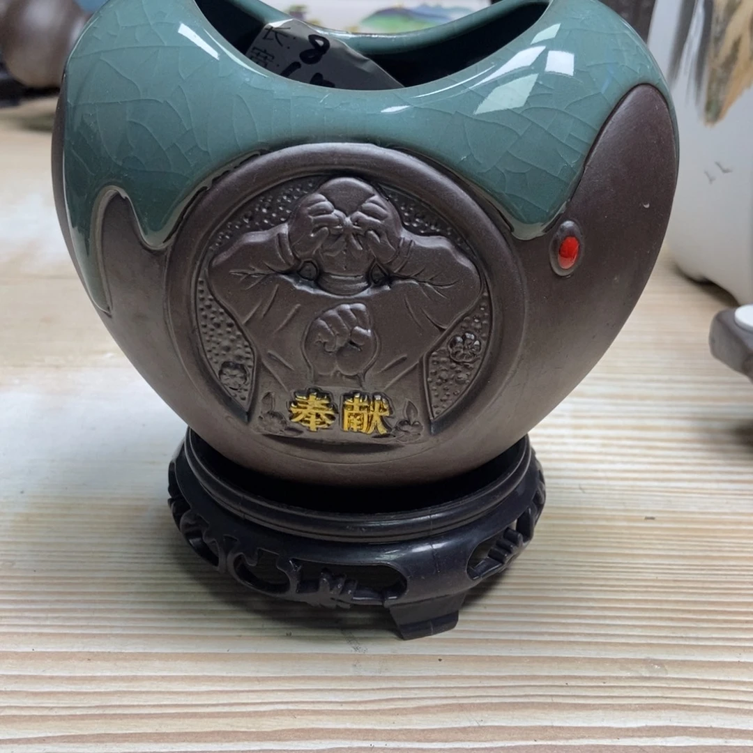 瓷片陶瓷花盆陶瓷艺术