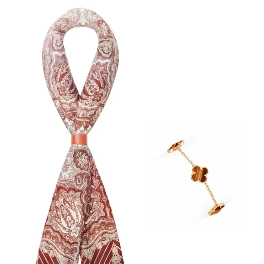 时尚5花花围巾轻奢经典