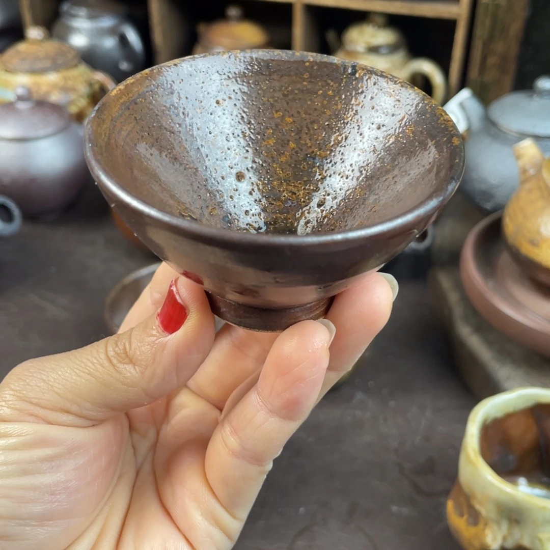 柴烧茶器主人杯杯