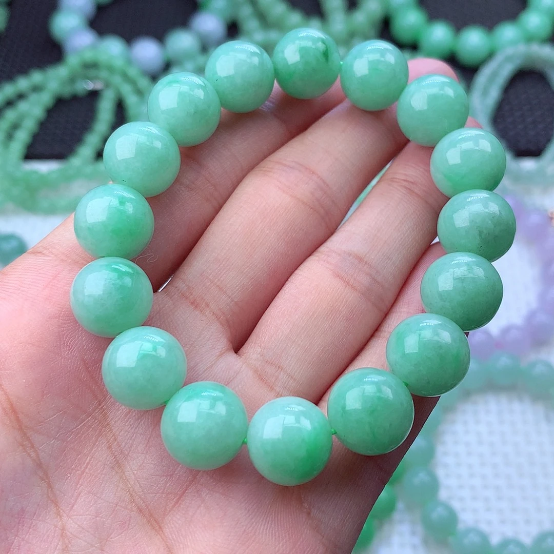 翡翠未镶嵌毛衣链