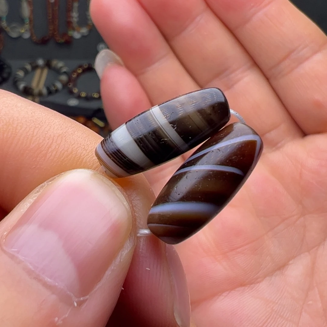 玛瑙/玉髓合金玛瑙对珠