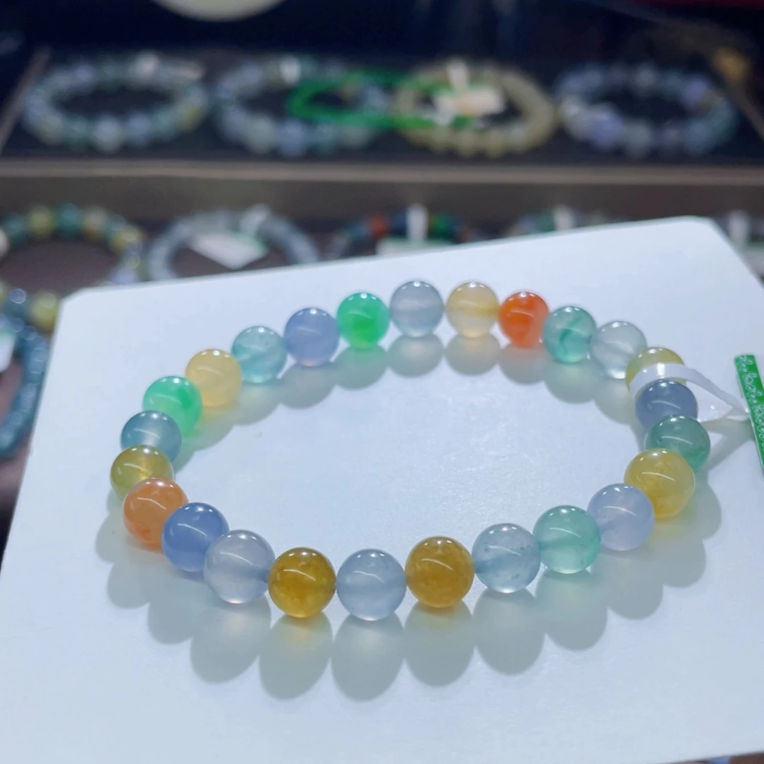 未镶嵌手链翡翠高冰花仙子