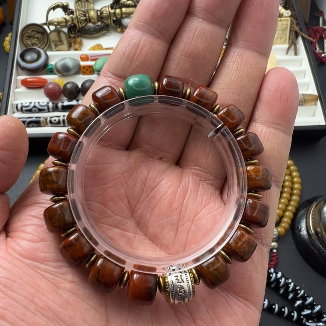 泥塑藏区牦牛手串