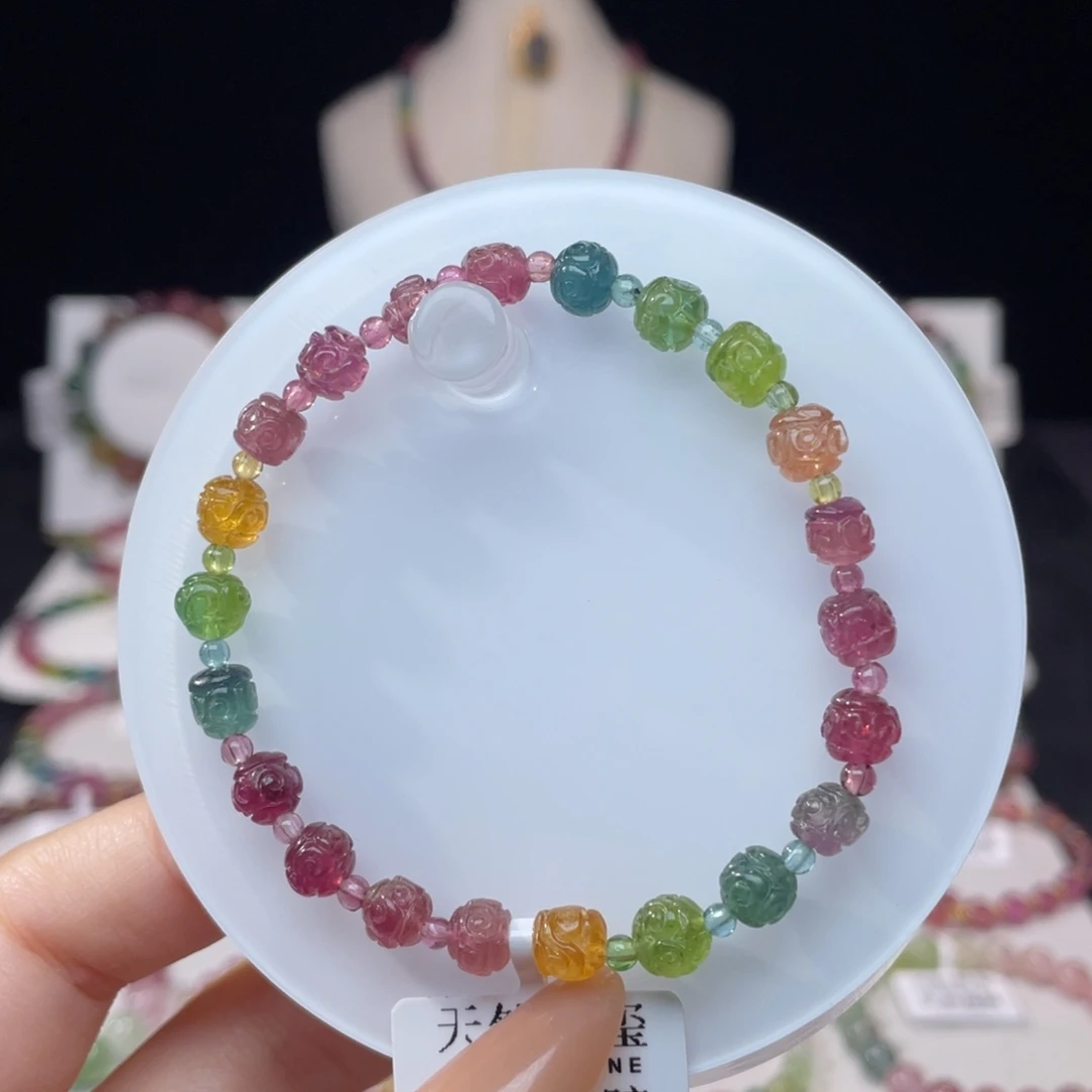 未镶嵌手串碧玺6mm±