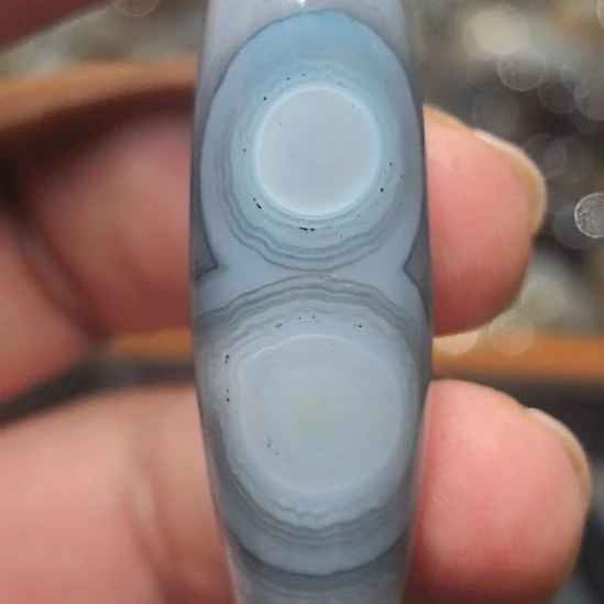 玛瑙/玉髓裸珠_ HEIMORI 天然天珠