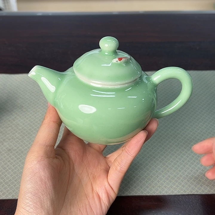 龙泉云间青瓷小米茶器