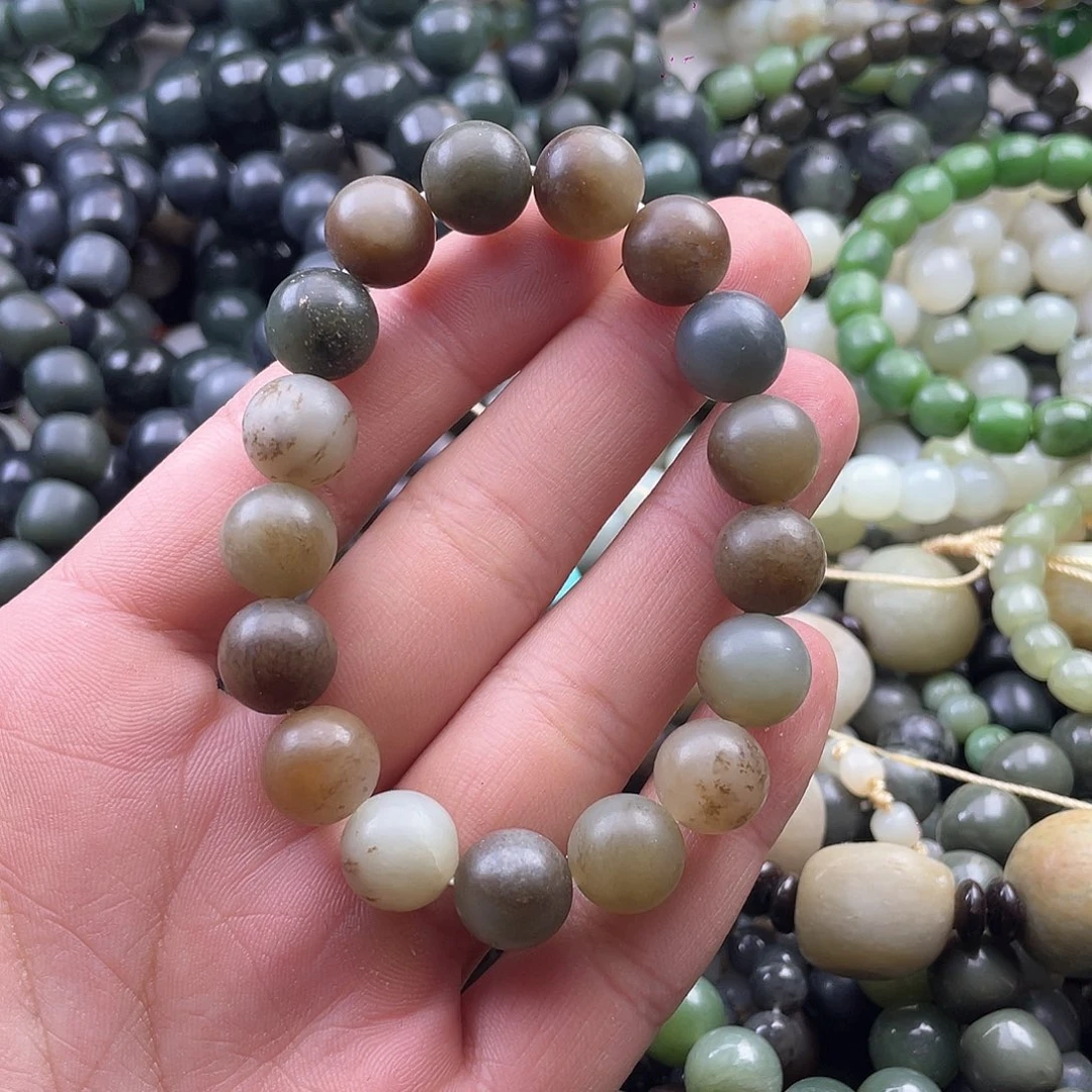 和田玉手串未镶嵌